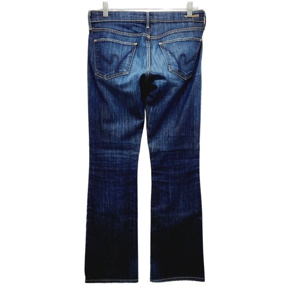 Citizens Of Humanity Womens Bootcut Jeans Mid Rise Size 27 Blue Denim - Picture 13 of 14
